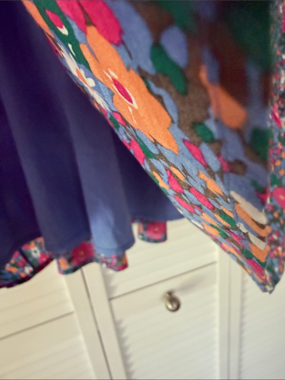 RAILS Edina Floral Tiered Cotton Skirt Leilani Floral Midi Skirt Sz M Boho EUC - Picture 5 of 7